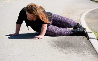 Беременная упала болит спина