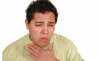 Болит грудина спина и горло