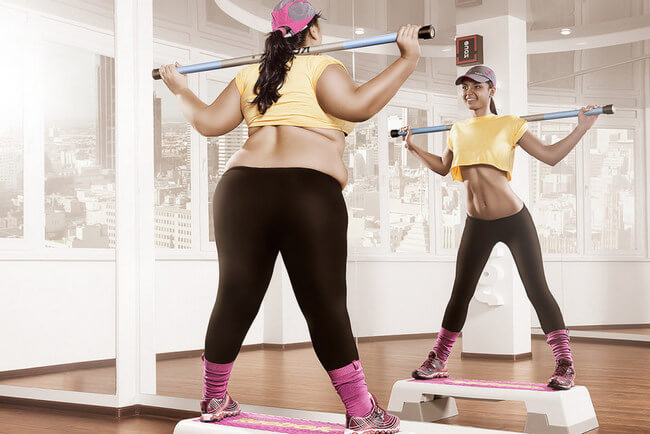 Набрал вес болит спина