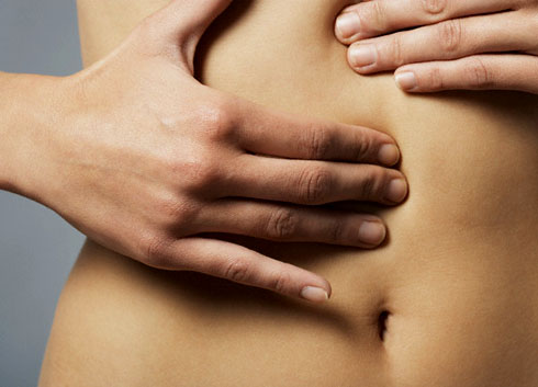 Самомассаж помогает снять спазм матки